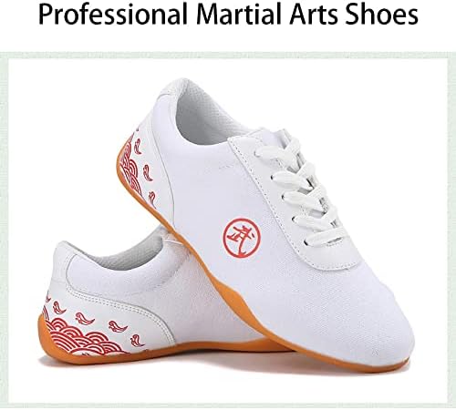 Homens adultos tai-chi chineses wu shu kung fu sapatos, estilo deslizante, casual, adequado para uso interno/externo.
