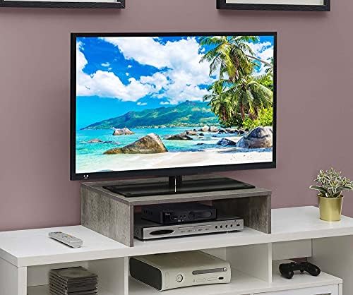 Conceitos de conveniência Designs2go Small TV/Monitor Riser para TVs até 26 polegadas, Birch falso