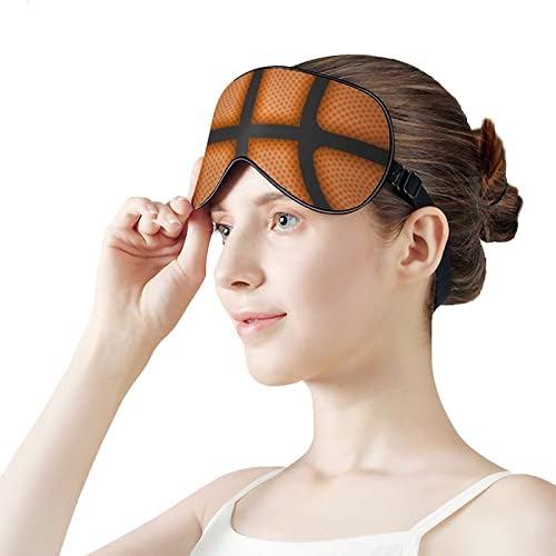 Antecedentes de basquete máscaras macias com cinta ajustável confortável de venda de olhos vendados