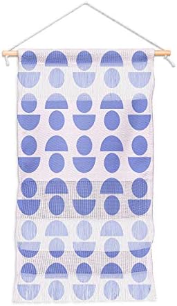 Society6 June Journal Shapes in Periwinkle Fiber Wall Hanging, 22 x 31 1/2, roxo