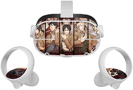 Titan Battle Series Anime Movie Oculus Quest 2 Skin VR 2 Skins Headsets and Controllers Sticker Protetive Decal