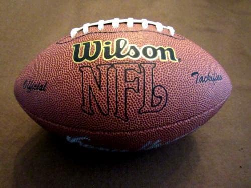 Franco Harris Pittsburgh Steelers Hof assinado Auto VTG Wilson NFL Football JSA - Bolsas de futebol