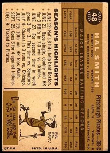 1960 Topps 48 Hal W. Smith Pittsburgh Pirates VG/Ex+ Pirates