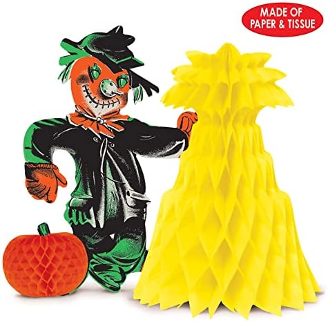Beistle Vintage Halloween Scarecrow Piece, 10.75 , multicolorido