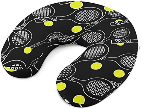 Tennis Ball Travel Pescoo travesseiro Memória de espuma de espuma Cubro de cabeça Sleeping Support para ir para