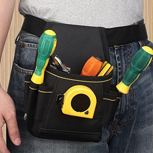 TJLSS 6 bolsos Bolsa de ferramentas Oxford Tool cintura bolsa de bolsa Bolsa Chaveteira do cinto de fenda Técnico