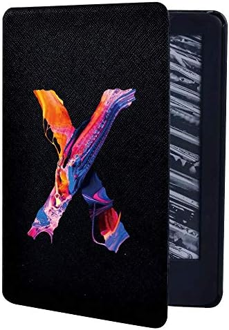 Wunm Studio Case para 7 Novos Kindle Oasis Cover Caixa reforçada Caso Oasis, letra capital X inicial x