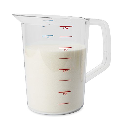 Rubbermaid Comercial Products Bouncer Cup, 4 litros, claro, FG321800CLR & NORPRO Capacidade de 4 xícaras