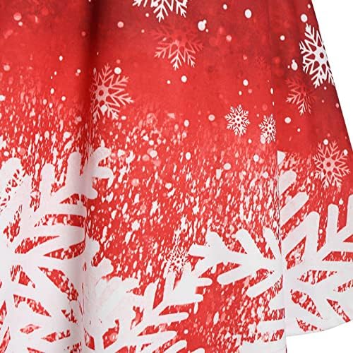 Vestido de veludo sem mangas feminina 1950s Vintage Christmas Snowflake Dress Vestido Party Party Coquetel