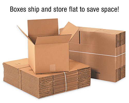 Caixa dos EUA B1655SK Long Wonorcated Boxes, 16 L x 5 W x 5 H, Kraft