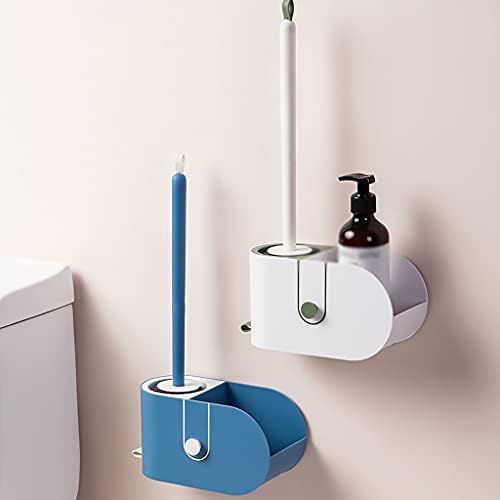 Escova de vaso sanitário escova de vaso sanitário porta-escova doméstica montada na parede limpeza pincel