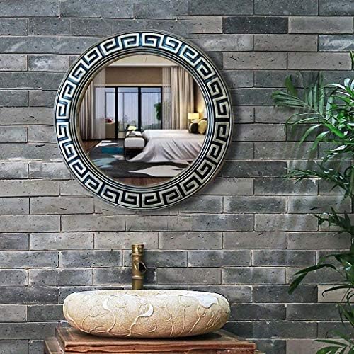 Zchan Beauty espelho montado na parede Creative Banheiro espelho espelho espelho redondo redondo decorativo