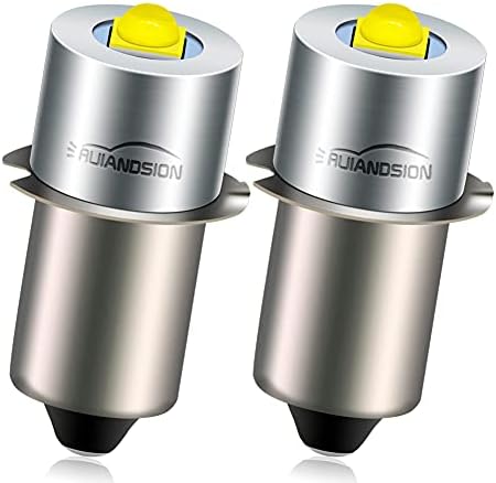 Ruiandion Upgrade LED lanterna lâmpada P13.5s 6-24V Bulbo LED 6V 9V 12V 18V 19.2V Substituição para Ryobi