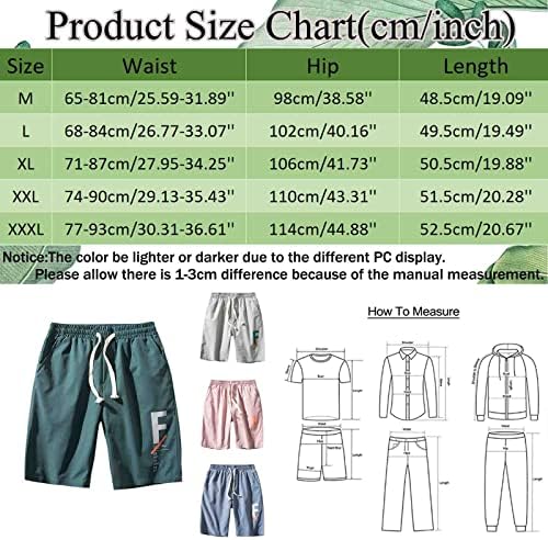 Miashui 13 shorts casas homens soltos calças retas de verão esportes de cor de cor de tração sólidos