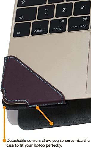 Broonel - Série de Perfil - Laptop de couro roxo compatível com Dell Latitude 3440 laptop de 14