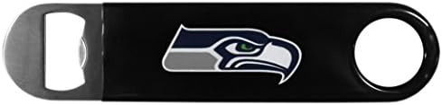 Siskiyou Sports NFL Seattle Seahawks Unisex 3 PC Conjunto de churrasco e abridor de garrafas, cores de equipe,
