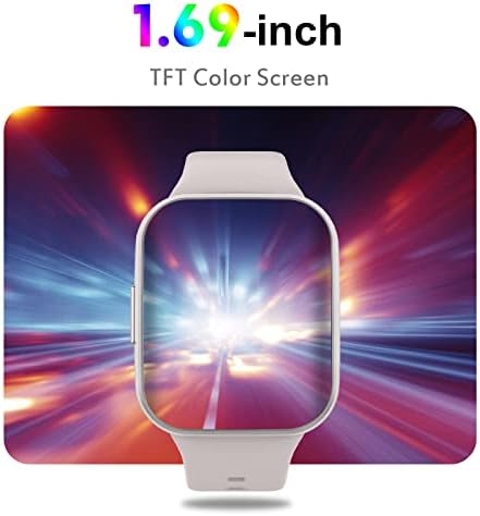 Smart Watch for Men Mulher, 1,69 HD Screen Activity Tracker Smartwatch, Fitness Tracker com freqüência