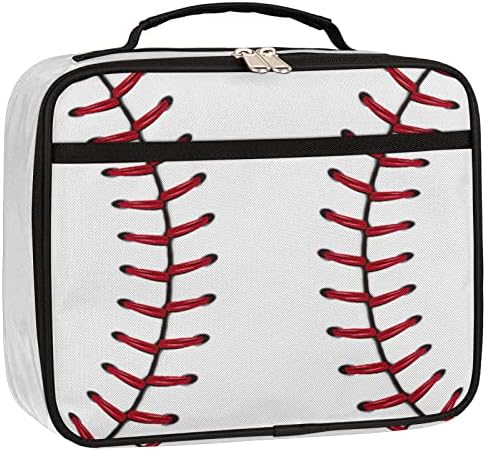 Baseball Sport Baseball Saco de lancheira isolada lancheira Beisebol renda de beisebol lancheira térmica à