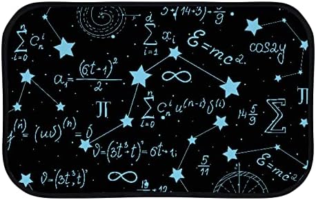 Fórmulas astrofísicas matemáticas do tapete de tapete de banho de banho Vantaso