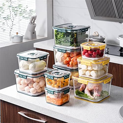 Caixa de armazenamento da geladeira Doubao Caixa de armazenamento transparente Frutas e drenagem