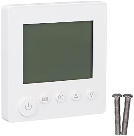 Aquecimento elétrico Termostato Botão LCD Visor digital Termostato Painel inteligente 95 240V Termostato