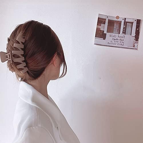 Clipe de agarrar houchu simples clipe elegante de cabelo feminina coreana cor de tamanho grande acessórios