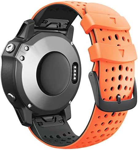 KQOO RELE elevão EasyFit Silicone Watch Bandtap WristStrap para Garmin Fenix ​​7x 7 6x Pro 5 5x Plus