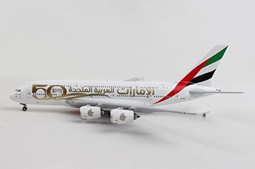 Gêmeos Gêmeos Emirados A380 1/400 Reg#A6-EVG 50º Aniversário GJ2051
