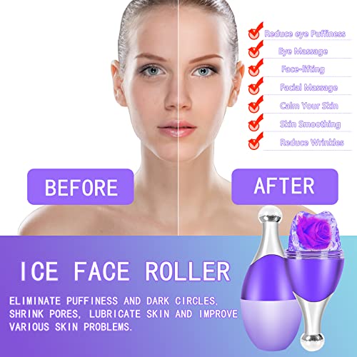 Rolo de gelo para o rosto e os olhos, as ferramentas de cuidados com a pele do rolo de gelo de beleza