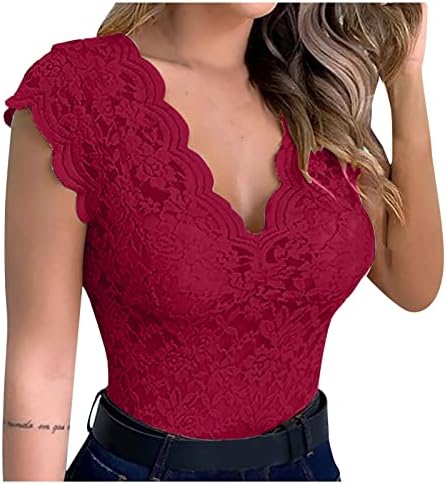 Akollsppnsy Basic Tank Tops for Women Sexy Chemise Elastic Lace Laces Roupa Under