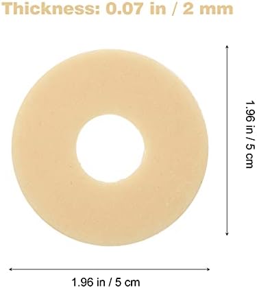 Fita do doitool Anel de barreira de ostomia elástica moldável: 2pcs 2mm hidrocolóides de extensor