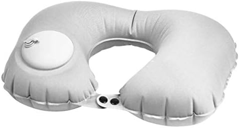 Travesseiro de pescoço de avião Besportble 2pcs Almofada de travesseiro de viagem inflável U