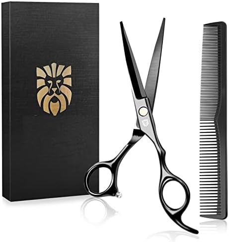 Tesoura de cabelo e tesoura de barbeiro profissional - 6,7 polegadas - Use para salão e uso pessoal