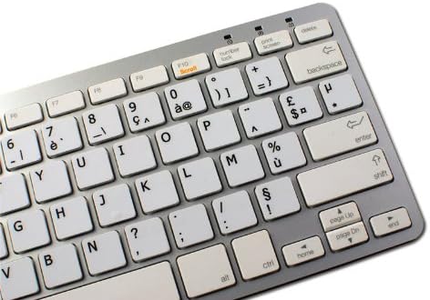 Adesivos de teclado não transparentes suecos / finnsh