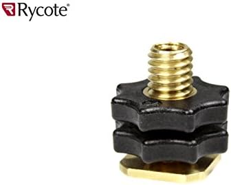 Rycote Hot Shoe para adaptador de rosca masculino de 3/8 , permite equipamentos de montagem com