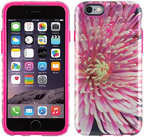 Speck Products Candyshell Inked Luxury Edition Case para iPhone 6 Plus/6s Plus - Bloom de embalagem -hypnótica/fúcsia rosa - 73805-5040