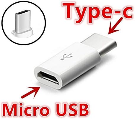 Yawall USB C a Micro USB adaptador, USB tipo C para micro USB, micro USB para transferência de dados USB-C, compatível