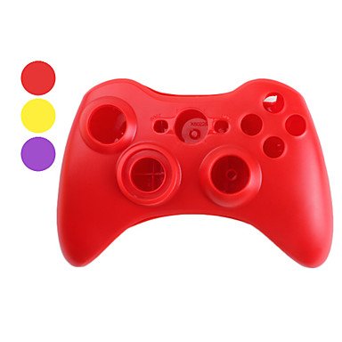 JUN Substituição Funky Color Style Housing Case para Xbox 360 Controller, roxo