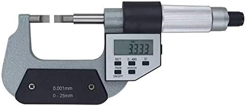 Micrômetro de lâmina eletrônica SMANNI 0-25mm, a lâmina é de 0,7 mm/0,4 mm para escolher