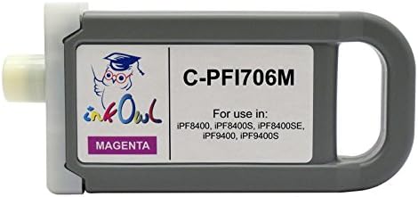 Substituição de cartucho de tinta compatível com tinta para a Canon PFI-706M para IPF8400, IPF8400S, IPF8400SE,