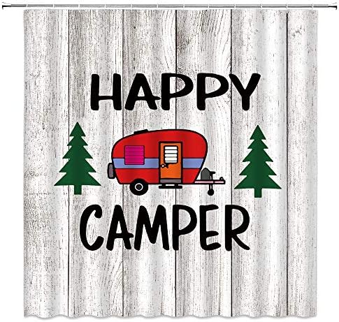 Camper Camper Camper Carro Aventura de Camper Camper Aventura Feliz Exploração Decoração de Banheiro