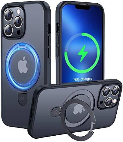 Casekoo para o iPhone 13 Pro Case com suporte invisível magnético [Proteção de gota militar] [Compatível