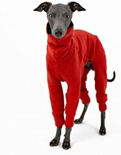 Roupas de cachorro greyhound gurtleneck sugereshirt jumper, cachorro casaco de inverno vestido de cães de cachorro de pijamas pijamas roupas de casaco de estimação para ginástica de cachorro grande cã