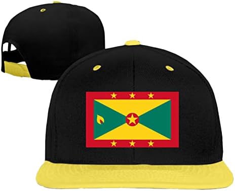 Hifenli Bandeira de Granada Hip Hop Cap Hats Boys Girls Meninas Capuzes de beisebol de boné