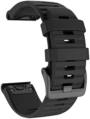 Axti 26mm Sport Silicone Watch Bandrap Wristrap for Garmin Fenix ​​6x 6 6s Pro 5x 5 5s mais 3 h 20 22mm