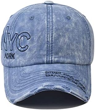 Capinho de beisebol de Nova York Vintage Lavado Ajustável Papai Hat Low Profile