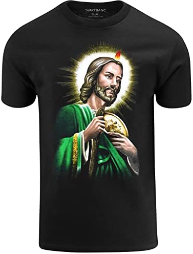 Camisa gráfica de camisa masculina San Judas de Tadeo Tshirt, St Jude Patron