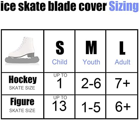 Guardas de patins de gelo tuyuu, guardas de skate para patins de hóquei, patins de figura e patins de gelo.