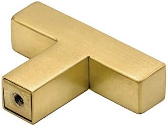 botões de gabinete de ouro homdiy - botões de gaveta de metal de 6 embalagem.