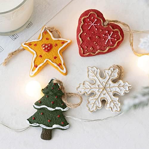 Pequenos flocos de neve decorações de Natal enfeites de árvore de natal